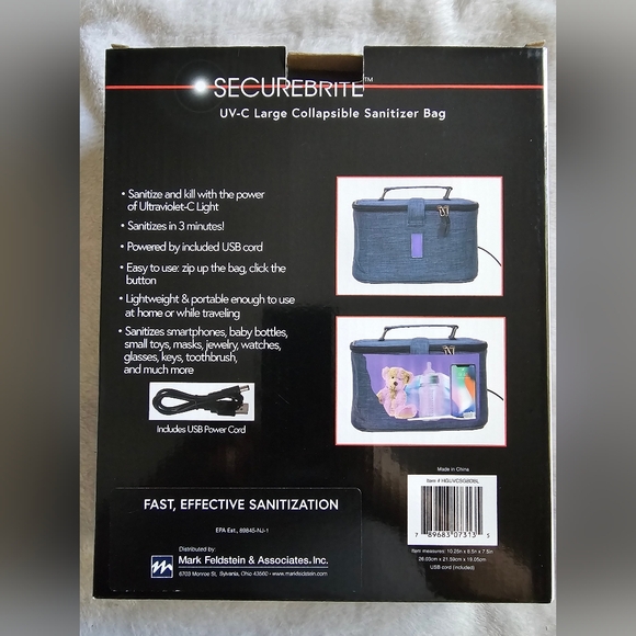 Securebrite Large Capacity Sanitizer Bag - Picture 2 of 2